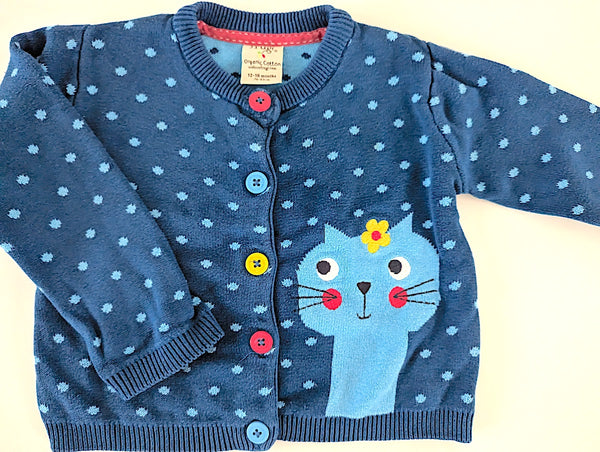 Organic Strickjacke - Frugi, Mädchen Gr.80/86