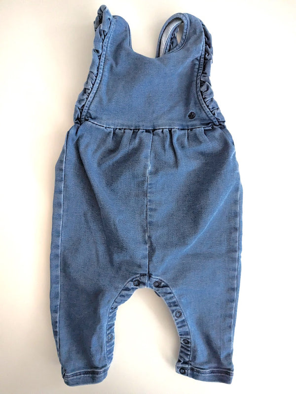 Latz-Overall - Petit Bateau, Mädchen Gr.68/74