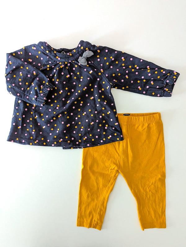 2er Set, Sweatshirt & Leggings - Terre de Marins, Mädchen Gr.74