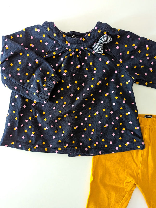 2er Set, Sweatshirt & Leggings - Terre de Marins, Mädchen Gr.74