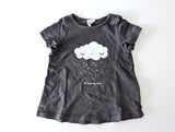 T-Shirt, it's raining love - H&M, Mädchen Gr.68