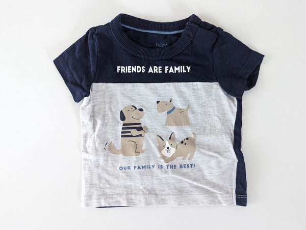 T-Shirt, Friends are Family - C&A, Junge Gr.56/62