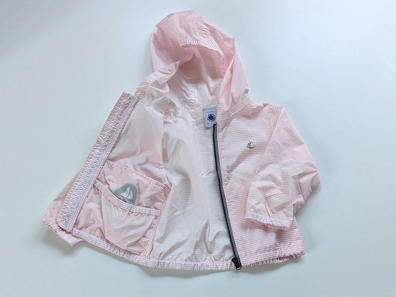 Übergangsjacke mit integriertem Aufbewahrungsbeutel - Petit Bateau, Gr.62