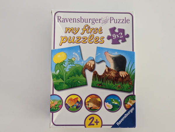 My first Puzzles, Tiere im Garten - Ravensburger, ab 2 Jahre