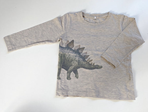 Langarmshirt, Dino - Name it, Junge Gr.92