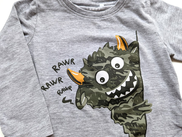 Langarmshirt, Rawr - Name it, Junge Gr.92