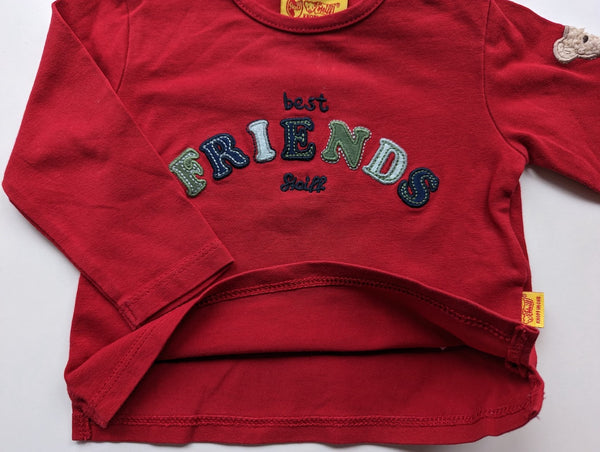 Langarmshirt, Best Friends - Steiff, Unisex Gr.62