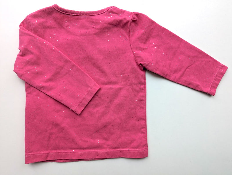 Langarmshirt mit Glitzer - Lulu Castagnette, Mädchen Gr.62/68